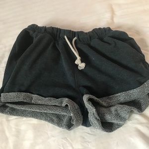 H&M Blue Shorts Loose Jawstring small